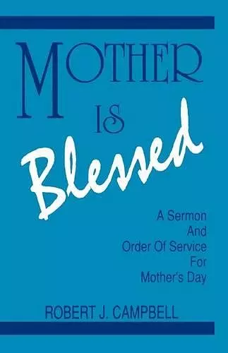 Mother Is Blessed cover