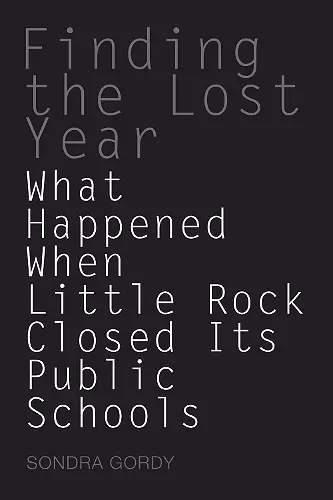 Finding the Lost Year cover