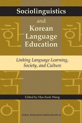 Sociolinguistics and Korean Language Education cover