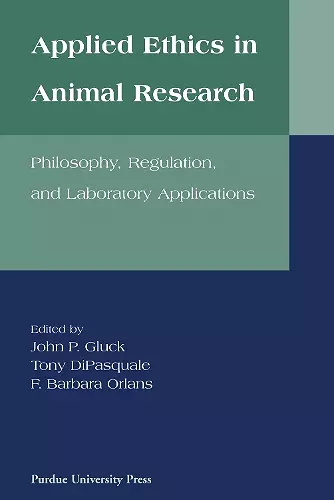 Applied Ethics in Animal Research cover