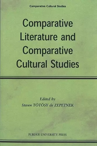 Comparative Literature and Comparative Cultural Studies cover