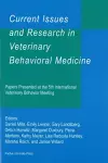 Current Issues and Research in Veterinary Behavioral Medicine cover