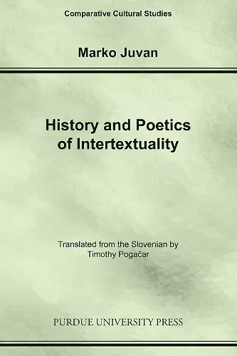 History and Poetics of Intertexuality cover