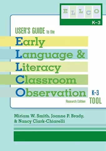 Early Language and Literacy Classroom Observation cover