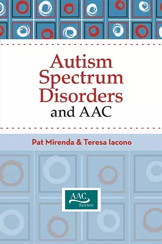 Autism Spectrum Disorders and AAC cover