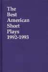 The Best American Short Plays 1992-1993 cover