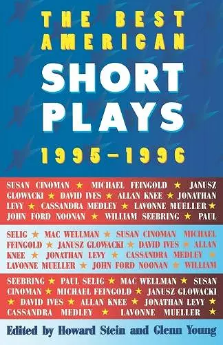The Best American Short Plays 1995-1996 cover