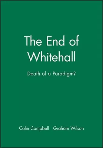 The End of Whitehall cover