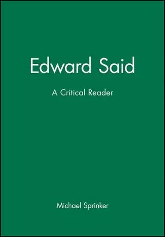 Edward Said cover