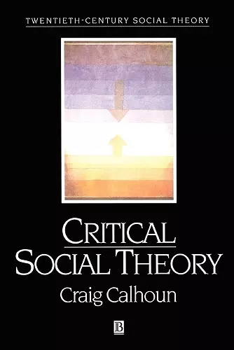 Critical Social Theory cover