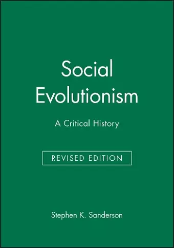 Social Evolutionism cover