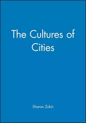 The Cultures of Cities cover