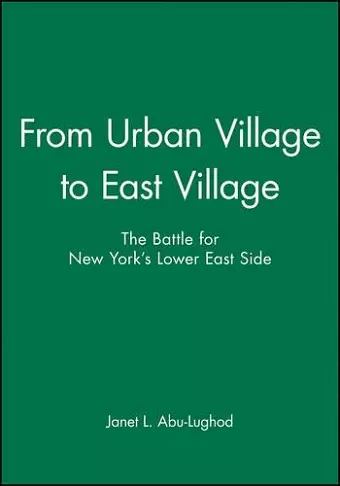 From Urban Village to East Village cover