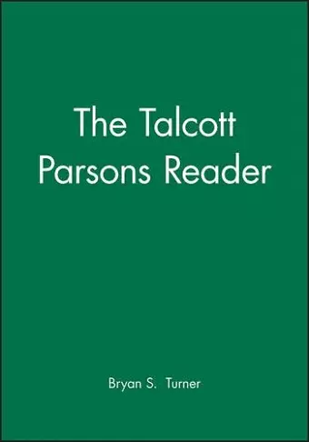 The Talcott Parsons Reader cover