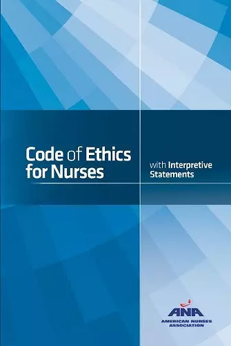 Code of Ethics for Nurses cover