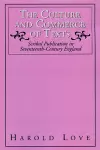 The Culture and Commerce of Texts cover