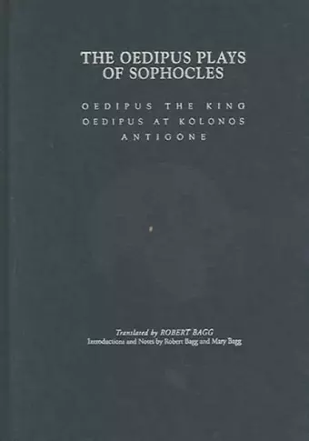 The Oedipus Plays of Sophocles cover
