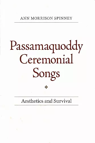 Passamaquoddy Ceremonial Songs cover