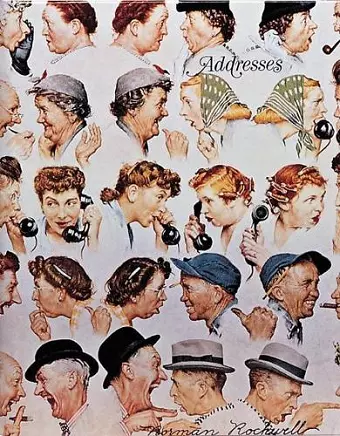 Norman Rockwell Address Book cover