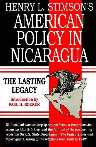 American Policy in Nicaragua cover