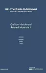 Gallium Nitride and Related Materials II: Volume 468 cover