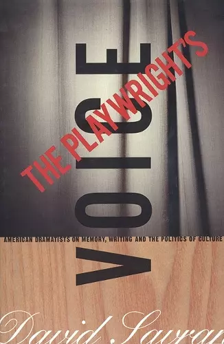 The Playwright's Voice cover