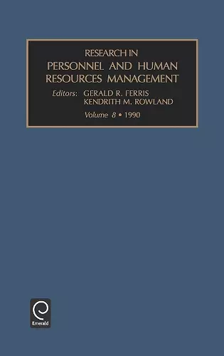 Research in Personnel and Human Resources Management cover