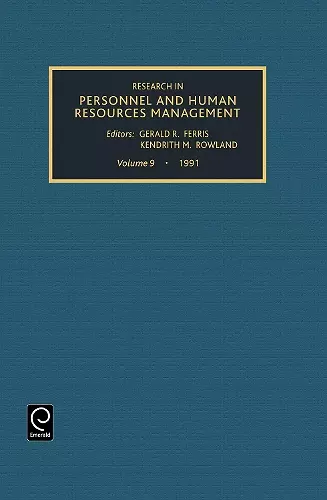 Research in Personnel and Human Resources Management cover