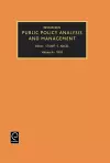 Research in Public Policy Analysis and Management cover