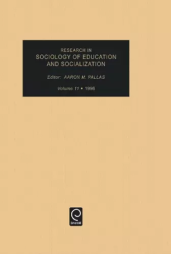 Research in Sociology of Education and Socialization cover