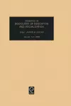 Research in Sociology of Education and Socialization cover