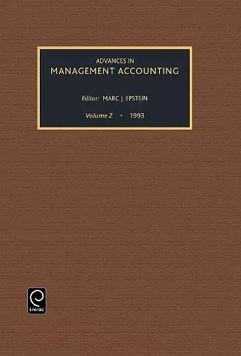 Advances in Management Accounting cover