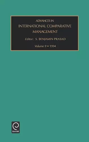 Advances in International Comparative Management cover