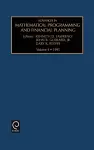 Advances in Mathematical Programming and financial planning cover