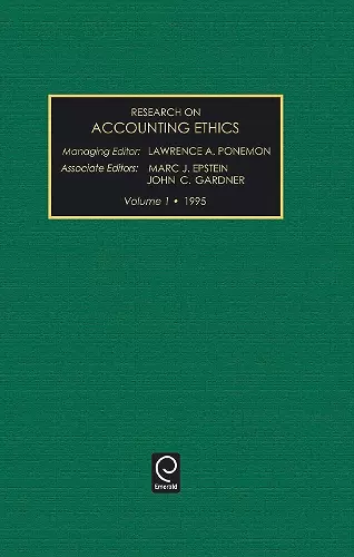 Research on Accounting Ethics cover