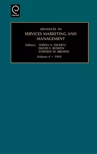 Advances in Services Marketing and Management cover