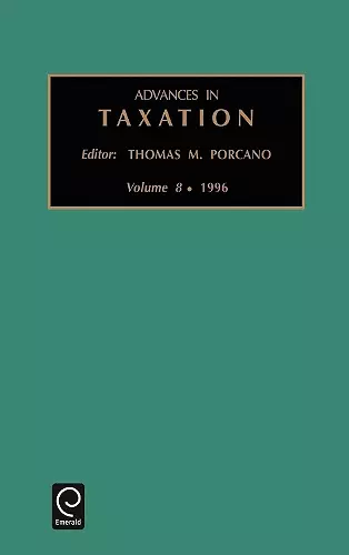 Advances in Taxation cover