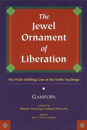 The Jewel Ornament of Liberation cover