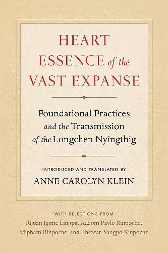 Heart Essence of the Vast Expanse cover