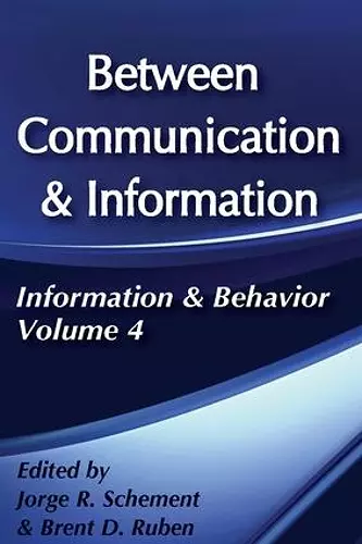 Between Communication and Information cover