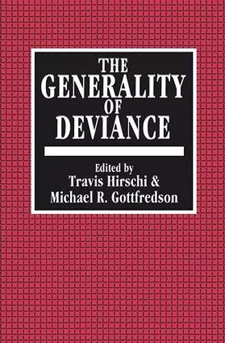 The Generality of Deviance cover