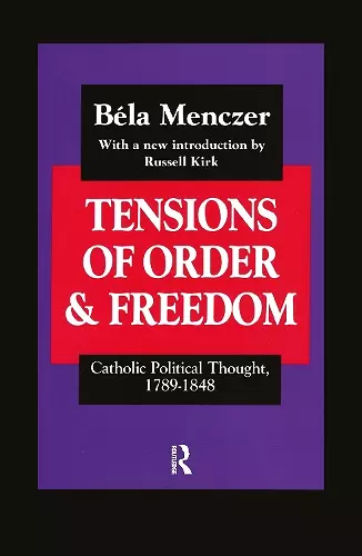 Tensions of Order and Freedom cover
