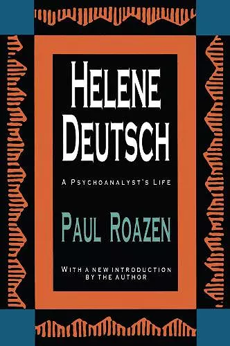 Helene Deutsch cover