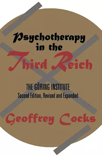 Psychotherapy in the Third Reich cover