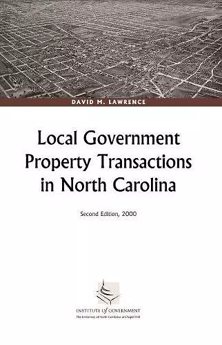 Local Government Property Transactions in North Carolina cover