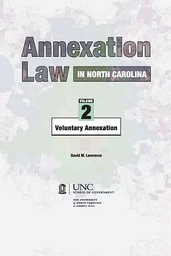 Annexation Law in North Carolina, Volume 2 cover