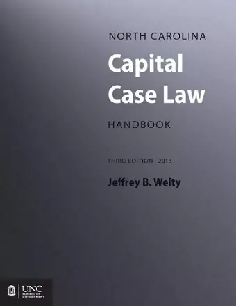 North Carolina Capital Case Law Handbook cover