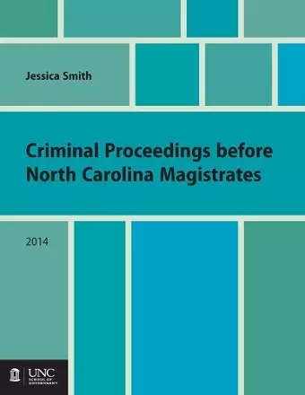 Criminal Proceedings before North Carolina Magistrates cover