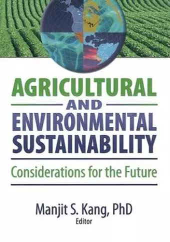 Agricultural and Environmental Sustainability cover