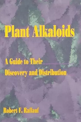 Plant Alkaloids cover